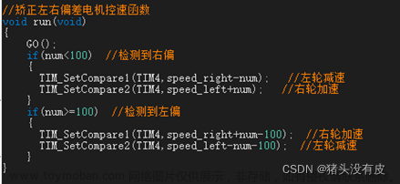 Openmv+STM32F103C8T6视觉巡线小车