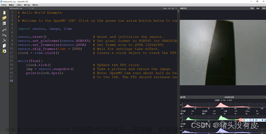 Openmv+STM32F103C8T6视觉巡线小车