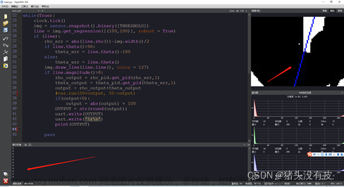 Openmv+STM32F103C8T6视觉巡线小车