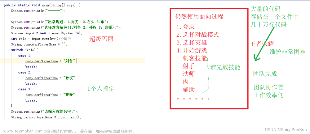 【Java语言面向对象】（1）面向过程编程