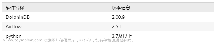 DolphinDB +Python Airflow 高效实现数据清洗