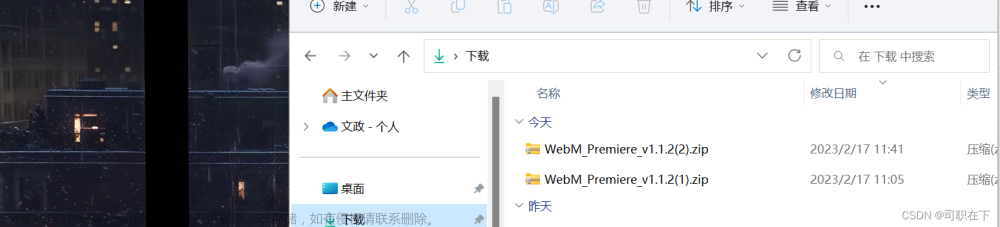 Adobe Premiere Pro 打开webm格式插件的下载使用||如何解决Pr不能导入webm格式的问题？