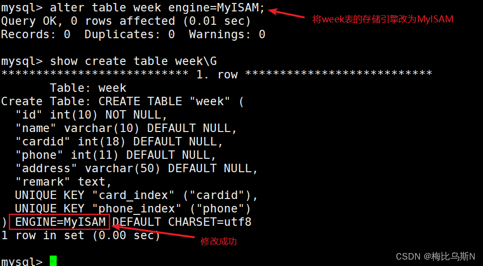 MySQL 数据库存储引擎