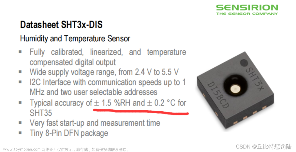 嵌入式 STM32 SHT31温湿度传感器