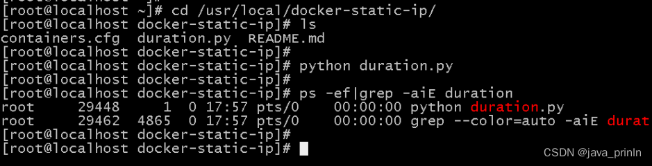 Docker持久化固定容器IP
