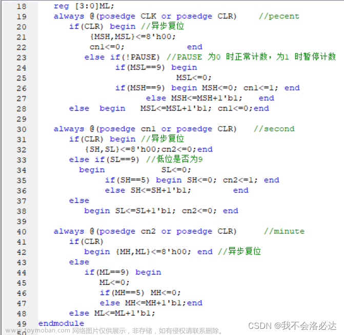 基于VerilogHDL的數(shù)字跑表詳細(西科大)