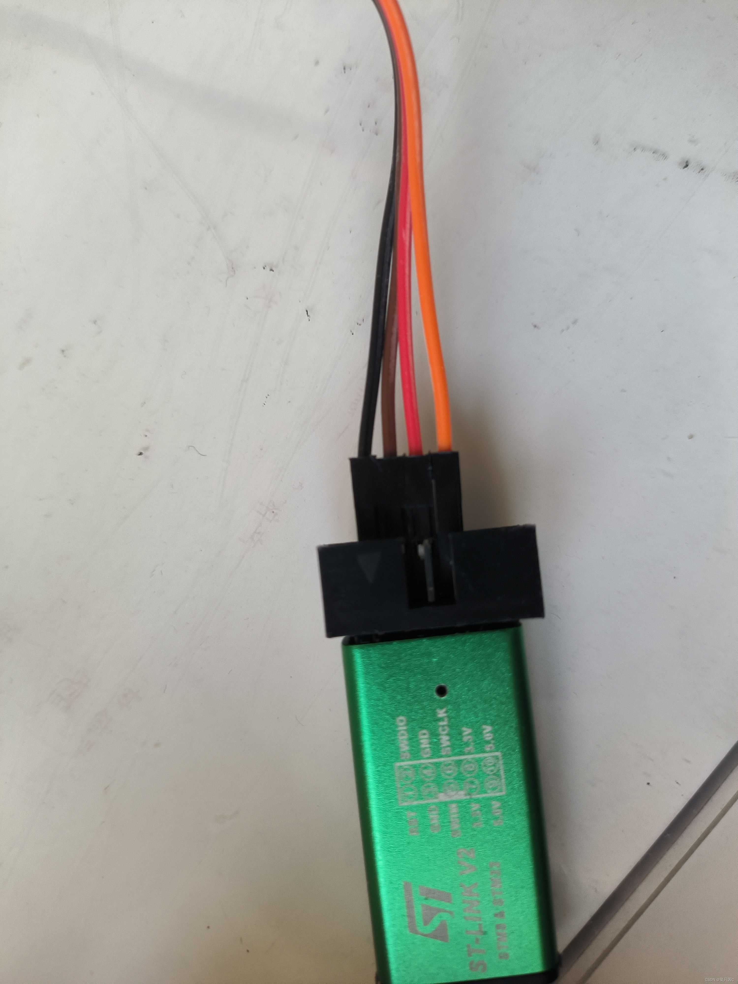 STM32F407ZGT6单片机连接ST_LINK和USB转TTL的接线方法+舵机接线方法