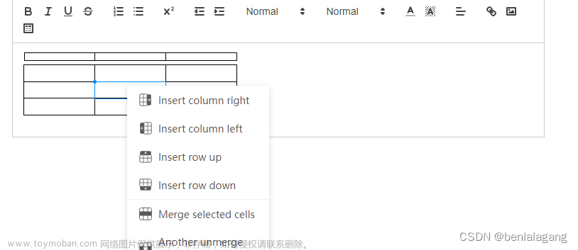 vue-quill-editor富文本编辑器-扩展表格、图片调整大小