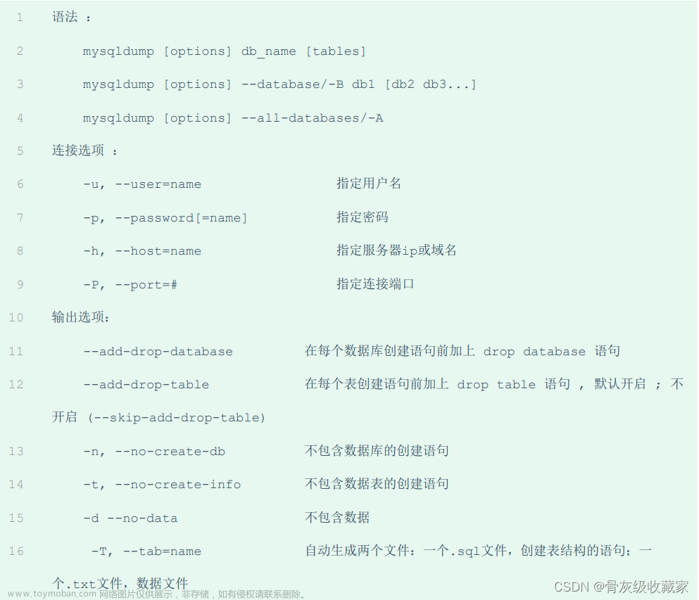 MySQL管理常用工具介绍