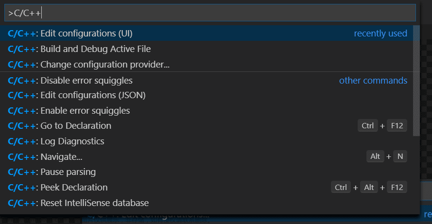 使用Microsoft C++編譯器配置VSCode