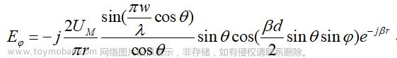 微带贴片天线的分析方法-传输线模型法
