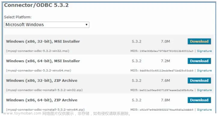 MySQL ODBC驱动简介