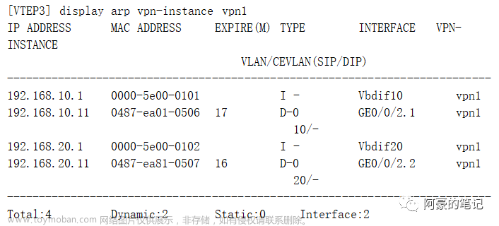 VXLAN配置示例