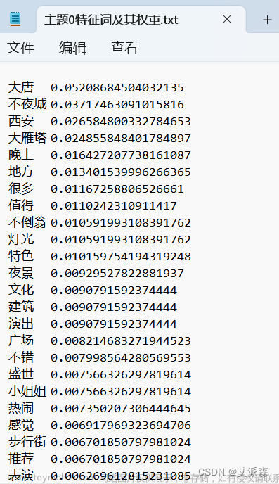 基于爬虫+词云图+Kmeans聚类+LDA主题分析+社会网络语义分析对大唐不夜城用户评论进行分析