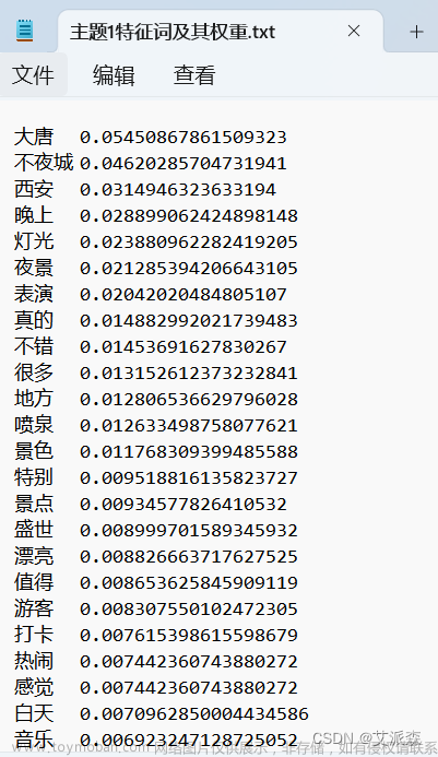 基于爬虫+词云图+Kmeans聚类+LDA主题分析+社会网络语义分析对大唐不夜城用户评论进行分析