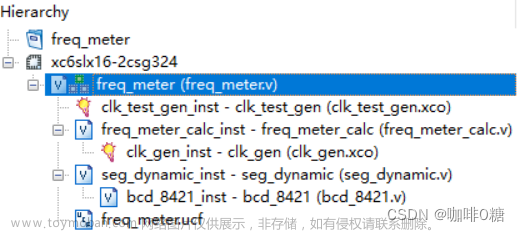 FPGA—简易频率计（附代码）