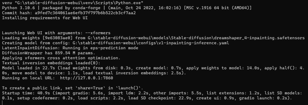 win11安装stable diffusion webui(AUTOMATIC1111/stable-diffusion-webui) +anaconda+外接固态硬盘