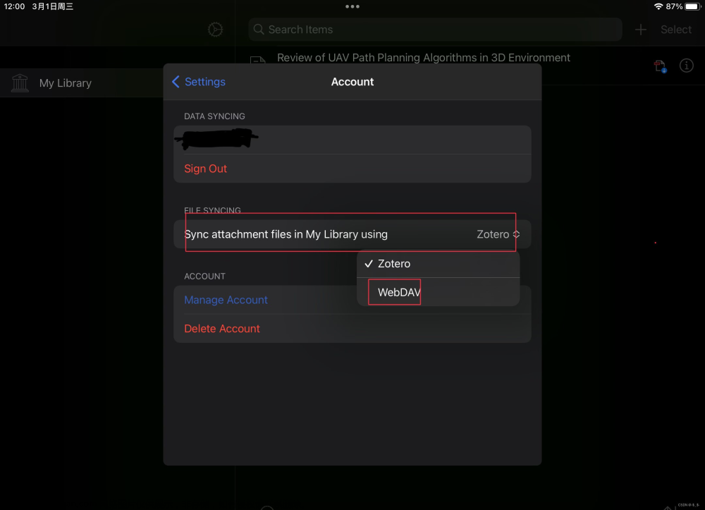 【Zotero文獻(xiàn)管理】Zotero 電腦端配置好了堅(jiān)果云同步，iPad端不能同步？PDF無法下載？