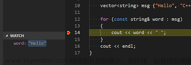 为 Microsoft C++ 配置 VS Code在本教程中，您将配置 Visual Studio Code 以在 Windows 上使用 Microsoft Visual C++ 编译器和调试器