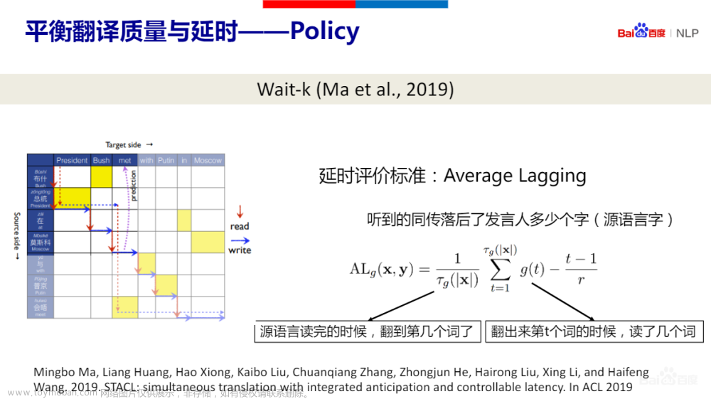 自然语言处理 Paddle NLP - 机器同传技术及应用-理论