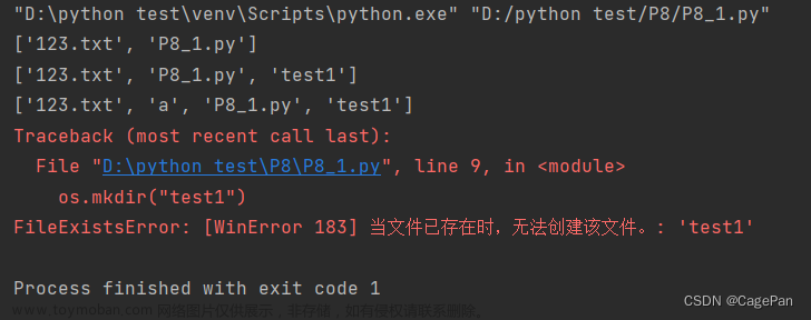 Python基础 P8 永久存储
