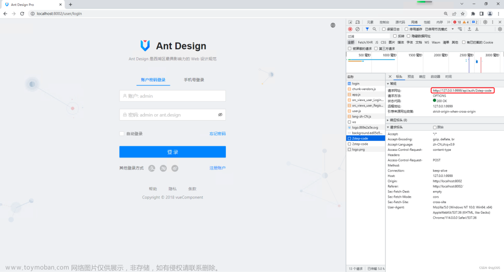 基于Ant DesignPro Vue + SpringBoot 前后端分离 - 后端微服化 + 接口网关 + Nacos,微服务,Java,vue.js,spring boot,前端