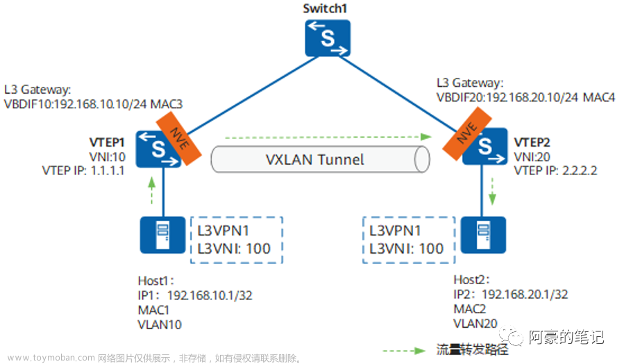 EVPN VXLAN 運(yùn)行機(jī)制,網(wǎng)絡(luò),服務(wù)器,網(wǎng)絡(luò)協(xié)議