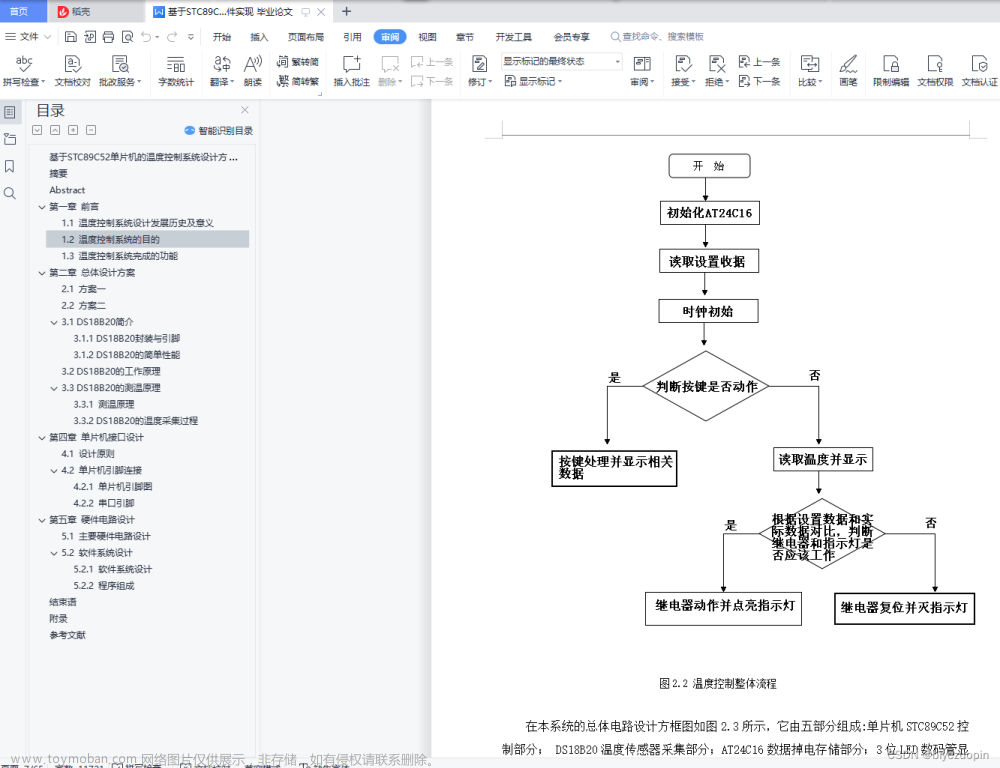 基于stc89c52的环境温度控制系统设计与实现,单片机,嵌入式硬件,STC89C52,温度控制系统,毕业设计