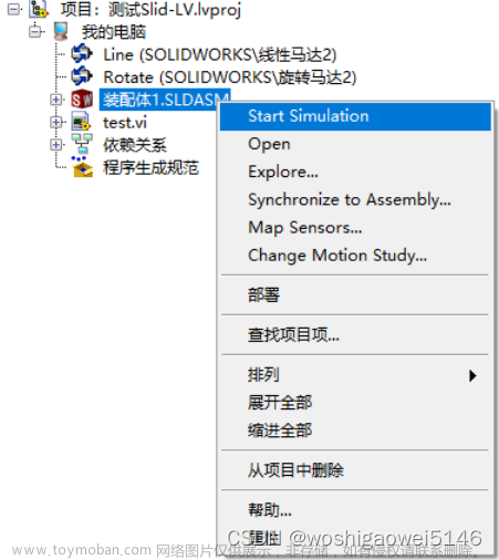 LabVIEW-Solidworks联合仿真,Labview,数字孪生,labview,Solidworks,softmotion