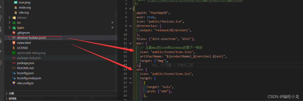 electron+vue3全家桶+vite项目搭建【24】设置应用图标，打包文件的图标,electron+vue3全家桶,electron,javascript,electron打包图标,electron图标设置,vue3全家桶