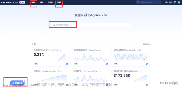 Kyligence Zen产品体验--小白也能快速上手的指标平台,Kyligence,Kyligence Zen,人工智能,云计算,大数据