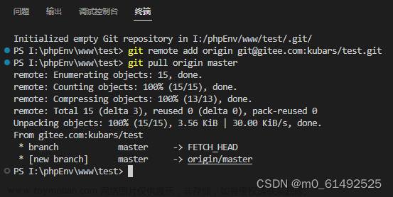 vscodegit拉取代码到本地,git,vscode,gitee,github