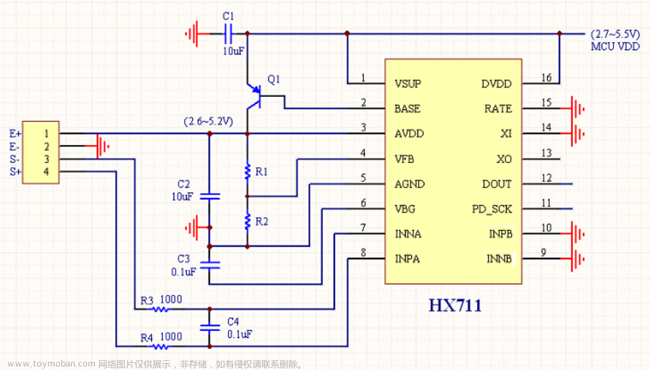 stm32 hx711,stm32,单片机,嵌入式硬件,压力传感器,HX711