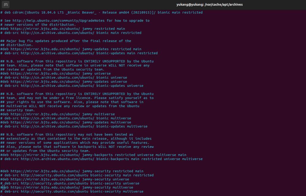 成功解决ubuntu-22.04的sudo apt-get update一直卡在【0% [Waiting for headers]】,霸哥（BUG）日记,ubuntu,linux,运维