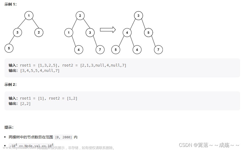 LeetCode刷题——617. 合并二叉树,LeetCode刷题集,leetcode,算法,golang,后端