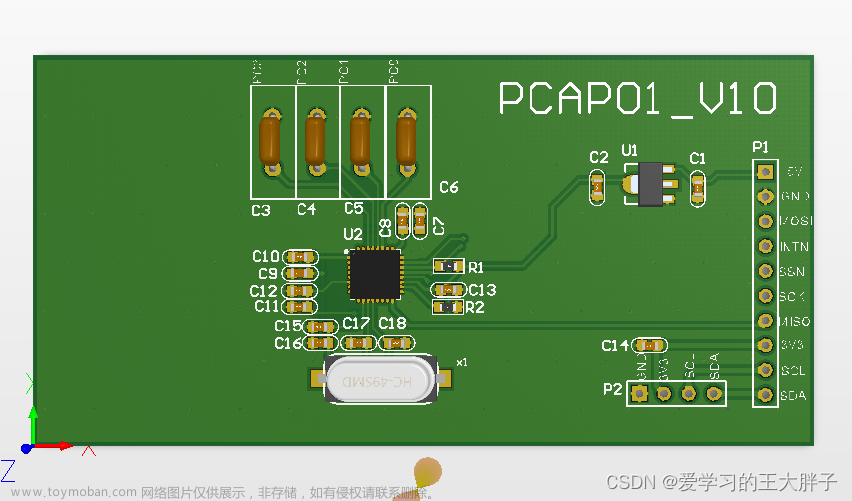 PCAP01介绍和STM32模拟SPI驱动,stm32,单片机,嵌入式硬件