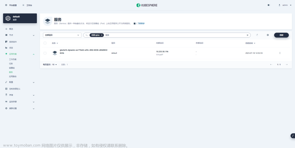 glusterfs k8s,k8s,容器平台,kubesphere,云计算