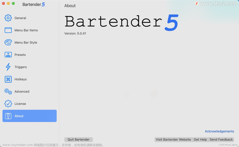 專(zhuān)業(yè)菜單欄管理軟件 Bartender 激活最新 for mac,macos