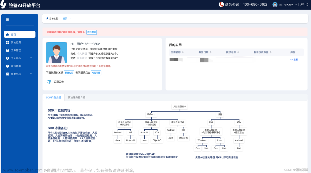 脸鉴AI开放平台：轻松上手的人工智能算法,人工智能,大模型,AI模型系列,人工智能,原力计划