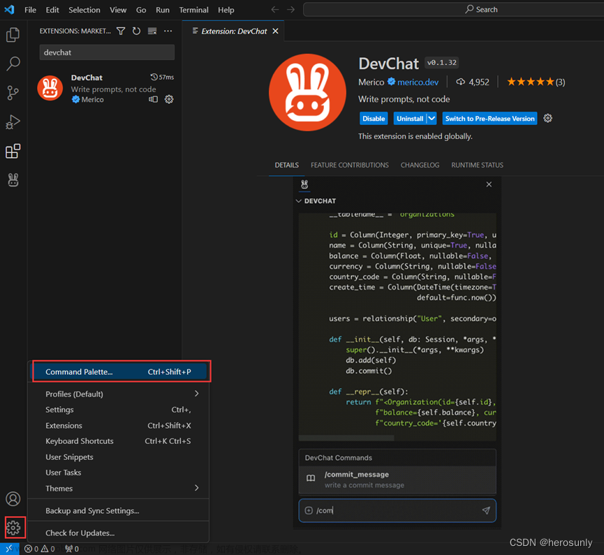 DevChat：VSCode中基于大模型的AI智能编程助手,vscode,人工智能,ide,大语言模型,NLP