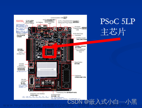 【小黑嵌入式系统第七课】PSoC® 5LP 开发套件（CY8CKIT-050B ）——PSoC® 5LP主芯片、I/O系统、GPIO控制LED流水灯的实现,小黑嵌入式小课堂,开发语言,单片机,嵌入式,开发板,PSoC® 5LP,原力计划