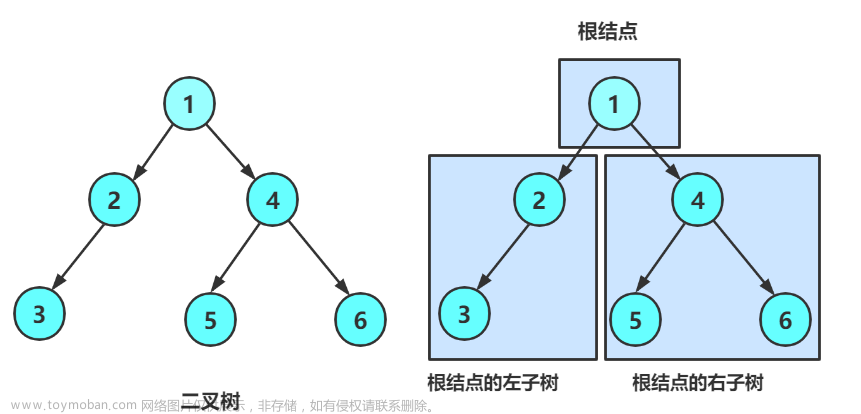 数据结构 | 二叉树的概念及前中后序遍历,数据结构与算法,数据结构