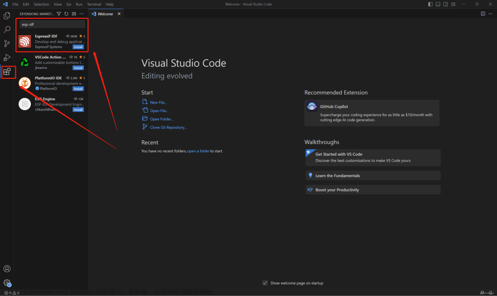 vscode+esp-idf,ESP32填坑日记,vscode,python,git,iot,ide