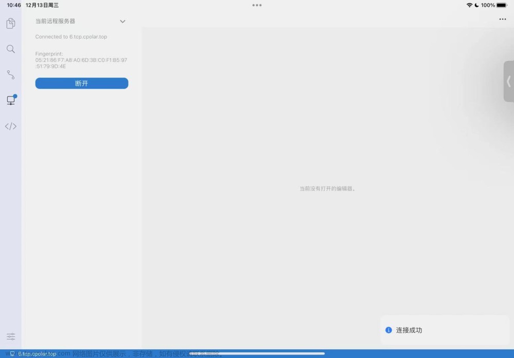 开源IPad Pro应用IDE：使用SSH远程连接服务器进行云端编程开发,Cpolar,ipad,ide,ssh
