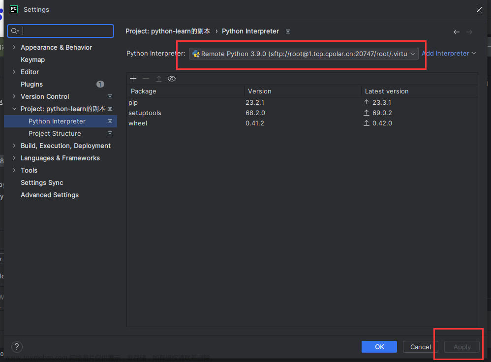 Python IDE Pycharm服务器配置方法并结合内网穿透工具实现远程开发,cpolar,python,服务器,tcp/ip,ide