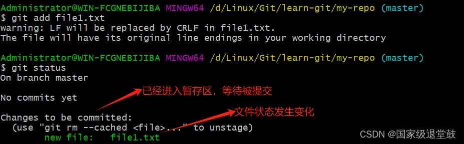 Git的基本命令操作超详细解析教程,git,linux,版本控制,github,git基本命令,源代码管理