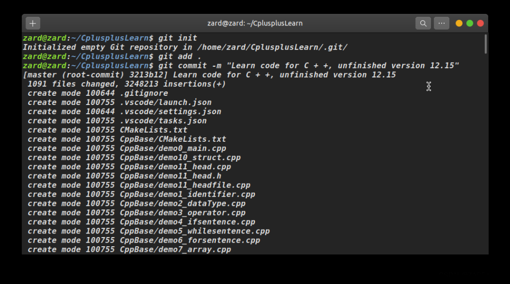 git提交代碼本地倉(cāng)庫(kù)和遠(yuǎn)程倉(cāng)庫(kù),git,github,elasticsearch,ubuntu,linux