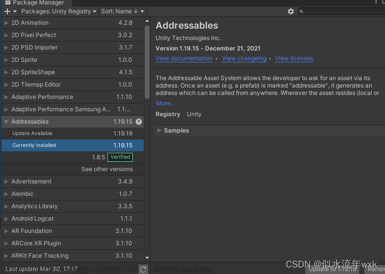 Unity使用 Addressables 预加载所有资源，提现加载资源，发布webgl加载缓慢问题