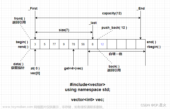STL : vector 矢量容器