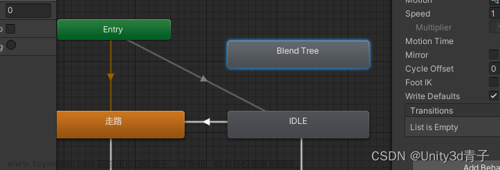 【Unity动画】动画混合树（BlendTree）无缝过渡+两个动作同时播放,Unity零基础课程,unity,游戏引擎